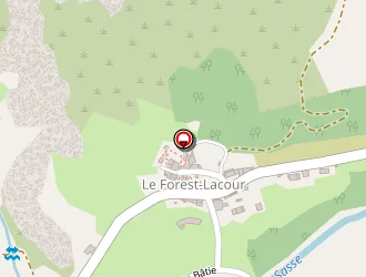 Carte de La Cascade à Bayons