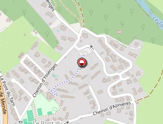 Carte de Le Galet à Florac