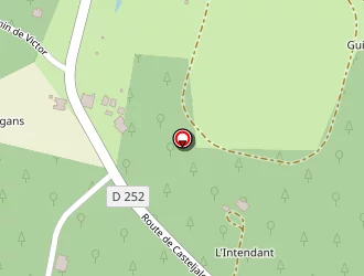 Carte de Scierie Beneteau à Poussignac