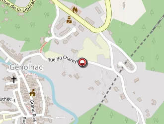 Carte de Hotel Du Commerce à Génolhac