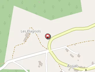 Carte de Les Reboussiers à Aujac