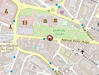 Carte de Maison D'arret à Rodez