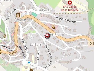 Carte de La Chaumière à Seyne