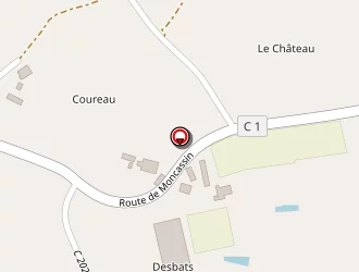 Carte de De Saquet à Razimet