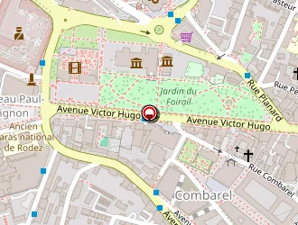 Carte de Le Kiosque à Rodez