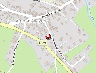 Carte de Albbona à Agen-d'aveyron