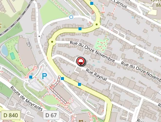 Carte de A.p.a.b.a à Rodez