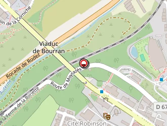 Carte de Skate Park à Rodez