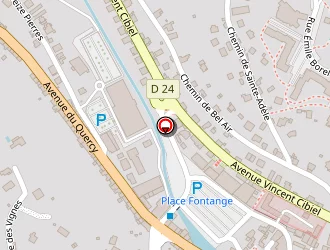 Carte de Conseil Général à Villefranche-de-rouergue