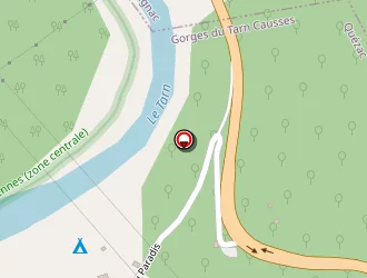 Carte de La Rochette à Quézac