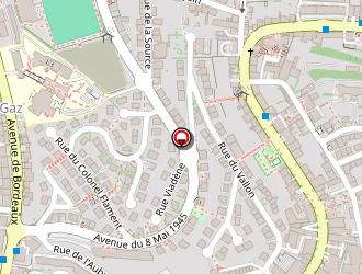 Carte de Ecole De Danse Nadege Cayron à Rodez