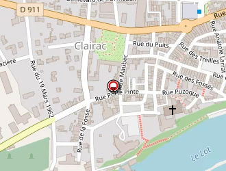 Carte de Lacassagne Nadine à Clairac