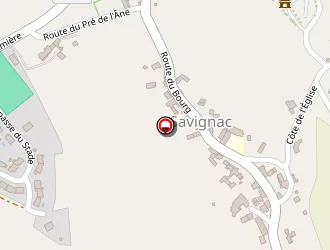 Carte de Cler à Savignac