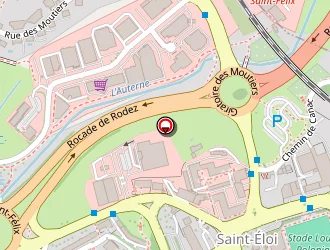 Carte de Centre Social De Saint Eloi à Rodez