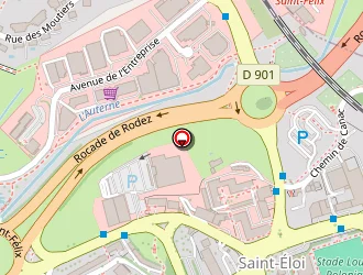 Carte de Point Fleurs à Rodez