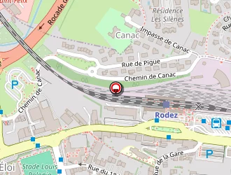 Carte de Alpha Taxi Rodez à Rodez