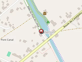 Carte de Le Pleine' Eau à Villeton