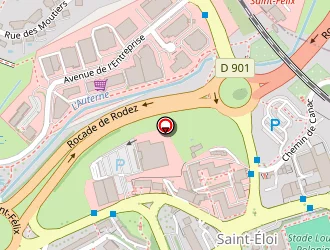 Carte de E.leclerc Drive à Rodez