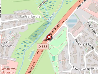 Carte de Le Dance Floor à Rodez