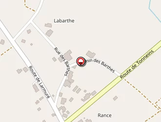 Carte de Plaino Nicole à Villeton