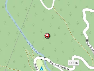 Carte de Le Moulin De Gournier à Malbosc