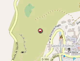 Carte de La Poste à Sainte-enimie