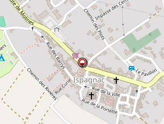 Carte de Hôtel Restaurant Saury à Ispagnac