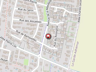 Carte de Agduc à Pierrelatte