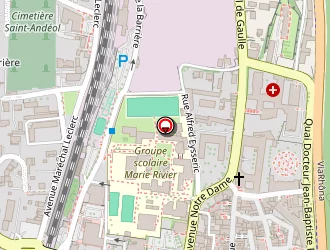 Carte de Ecole à Lauzun