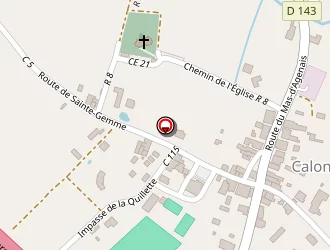 Carte de Au Fournil Calongeais à Calonges