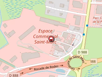 Carte de Mcdonald's à Onet-le-château