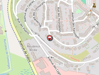 Carte de Stade Ruthenois Tennis à Onet-le-château