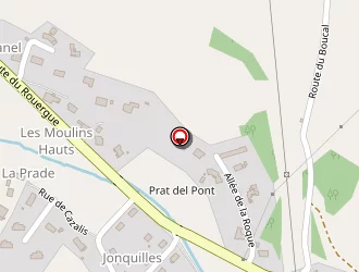 Carte de Testas Bernard à Toulonjac