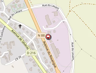 Carte de Garage Laissac Automobile à Laissac