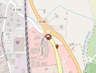 Carte de Intermarché à Bourg-saint-andéol