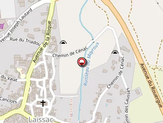 Carte de La Poste à Laissac