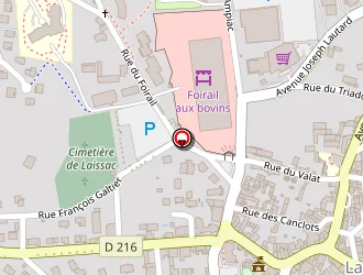 Carte de Brunel Guy à Laissac