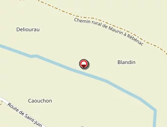 Carte de Bonne David à Lagruère