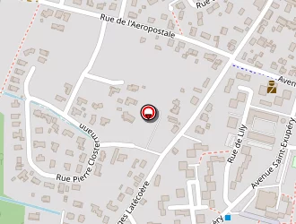 Carte de La Hourquette à Biscarrosse