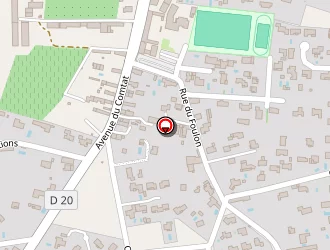 Carte de Terrain De Sports à Grillon