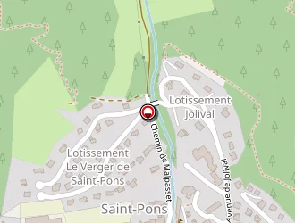 Carte de Doucet Anthony à Saint-pons