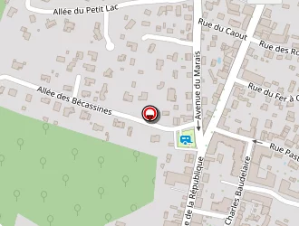 Carte de La Bascule à Biscarrosse