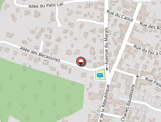 Carte de Audika à Biscarrosse