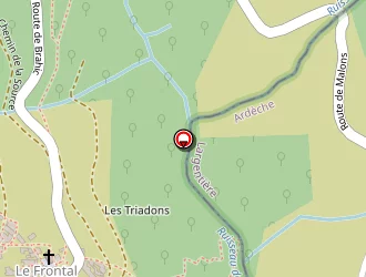 Carte de Autane à Malons-et-elze