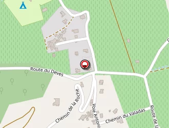 Carte de Nicocoulier à Salavas