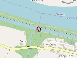 Carte de Madeys à Lagruère