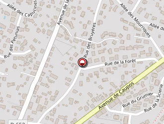 Carte de Cros Arnaud à Biscarrosse