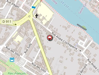 Carte de Cent Tonneaux à Agen