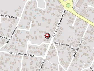 Carte de Saint Marc Jérôme à Biscarrosse