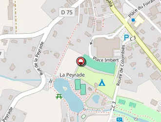 Carte de Camping La Peyrade à Rignac